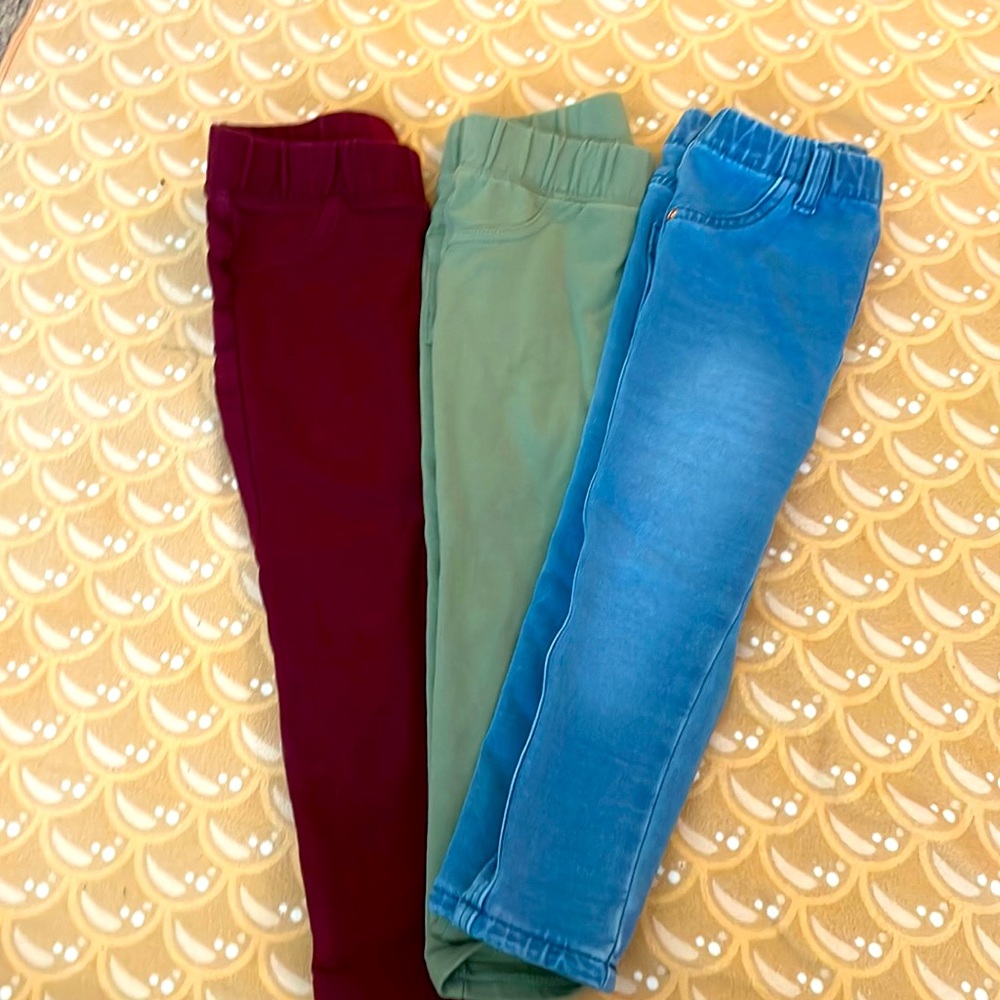 3 Pairs of Toddler “Jeggings”